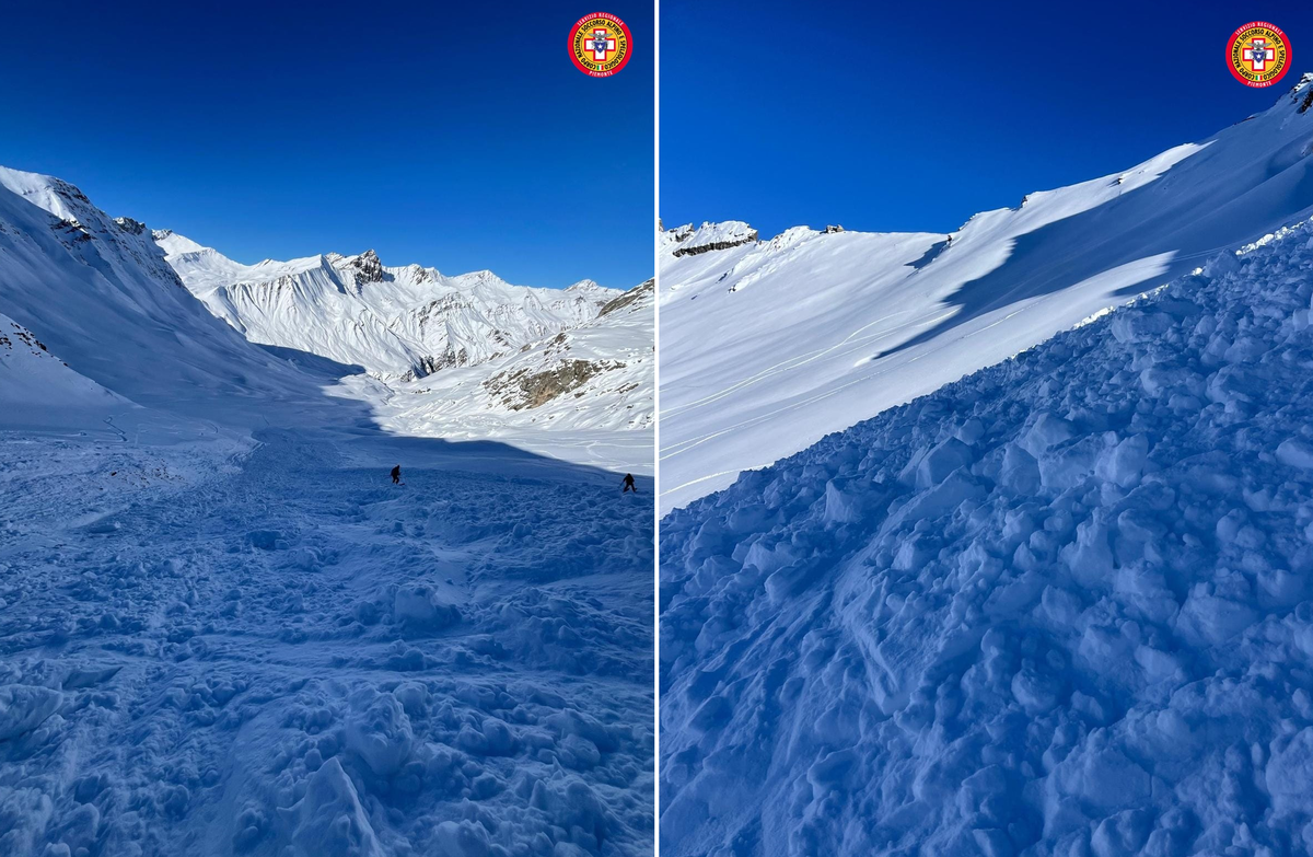 Dal Nord Ovest - Valanga sulle montagne di Bellino, travolte due persone