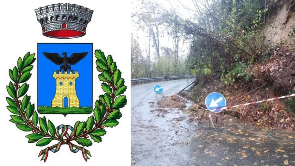 Magnano, smottamento sulla SP 413: ridotta la carreggiata