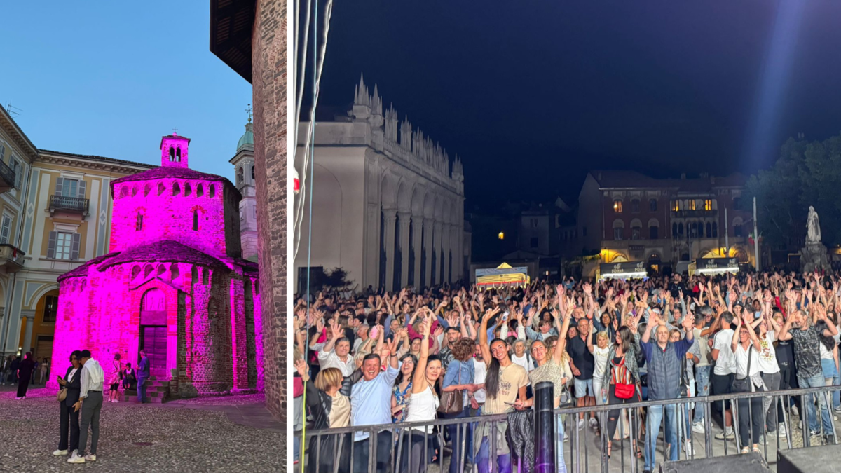 "Notte Rosa straordinaria, dopo il Giro e gli Alpini una Biella più viva" FOTO