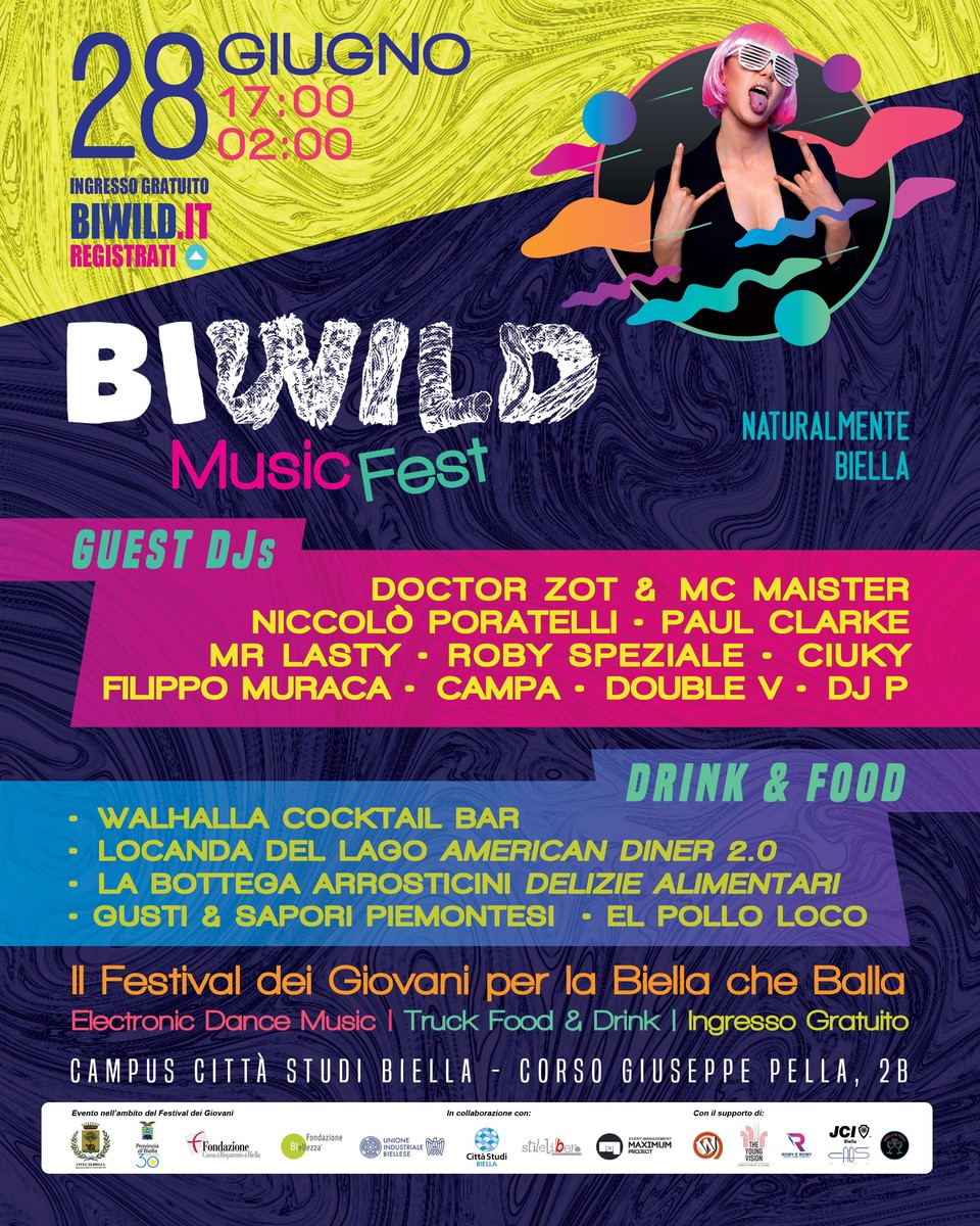 BIWild 2025, il Festival dei Giovani accende l’estate a Biella