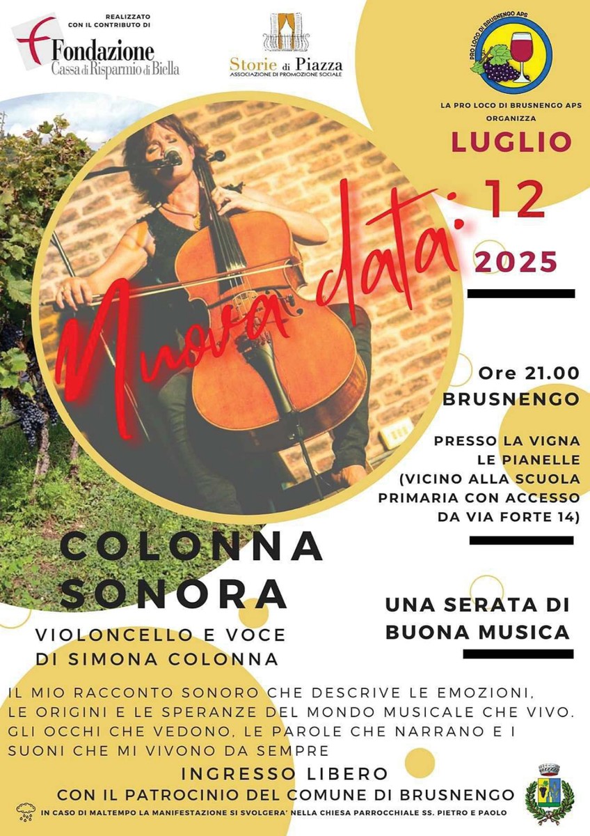 Simona Colonna in musica a Brusnengo