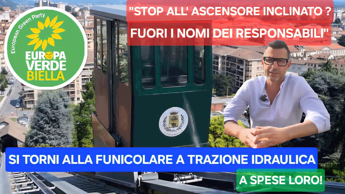 Ex Funicolare a Biella, Europa Verde propone il ritorno alla trazione idraulica storica