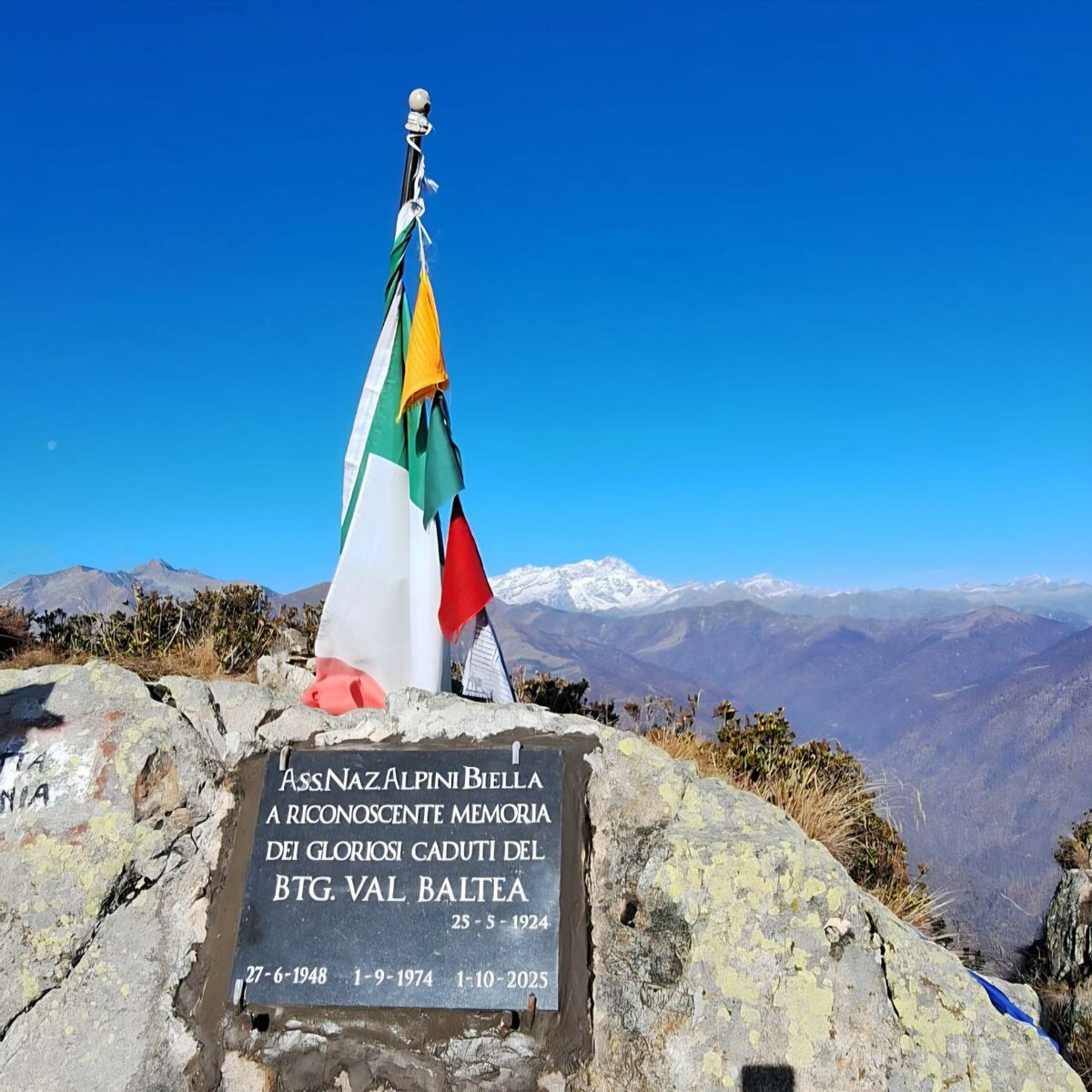 Alta montagna, una nuova lapide alla Rocca dell’Argimonia