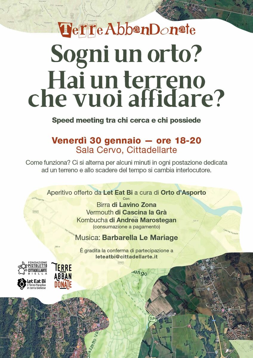 “Terre AbbanDonate”: a Cittadellarte uno speed meeting dedicato al progetto di Let Eat Bi