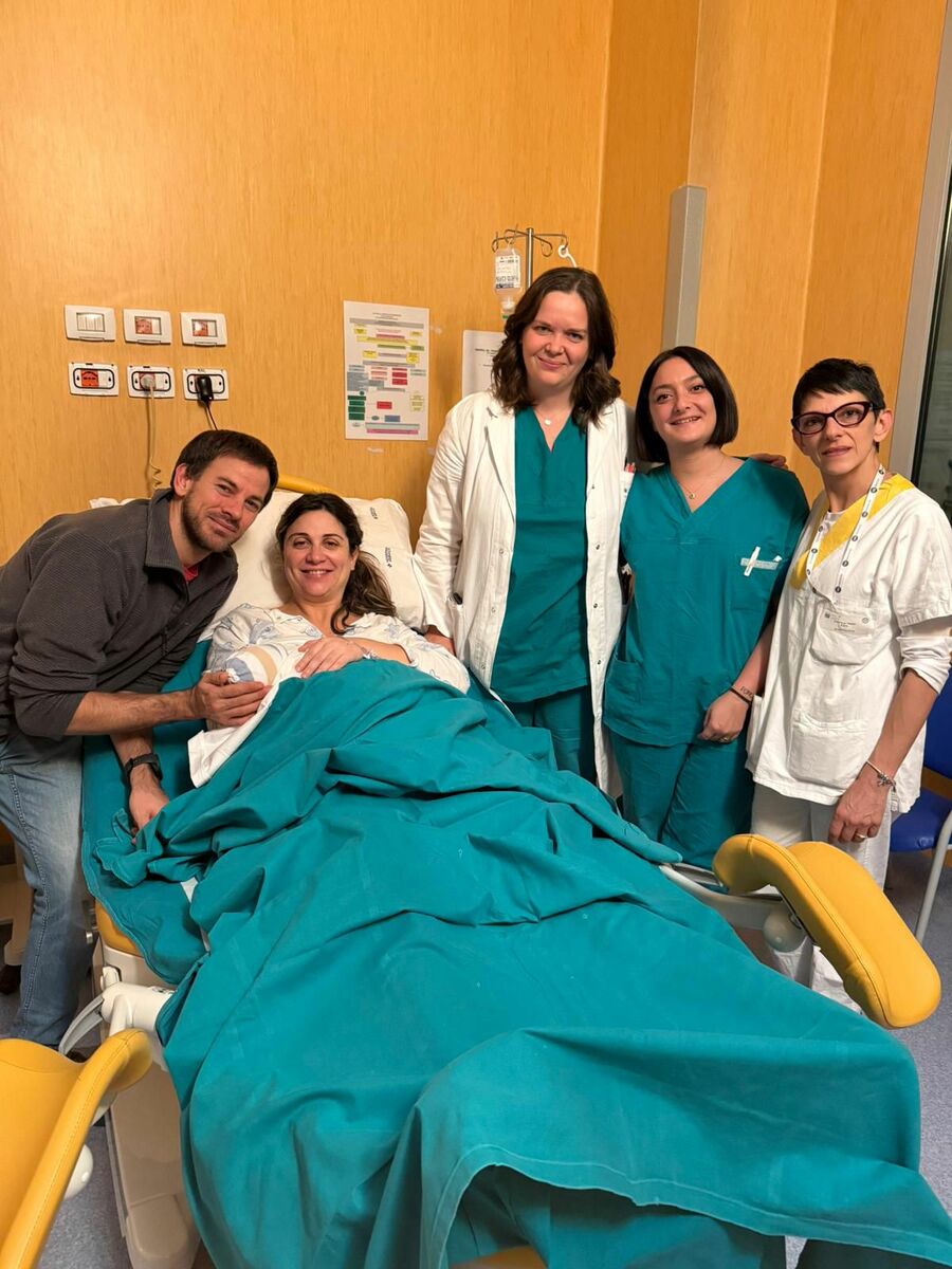 Sono Diana e Diego, l'ultima bimba nata all'ospedale di Biella nel 2025 e il primo bebè del 2026