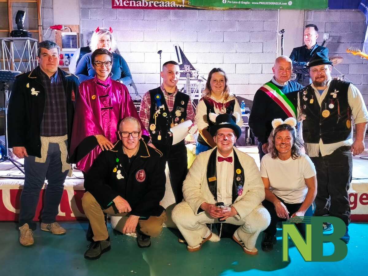 Presentate a Graglia le maschere del Carnevale, proseguono le celebrazioni FOTO