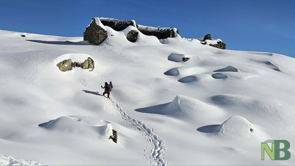 Valanghe, nel Biellese pericolo “marcato”: neve fresca e vento rendono insidiosi i pendii