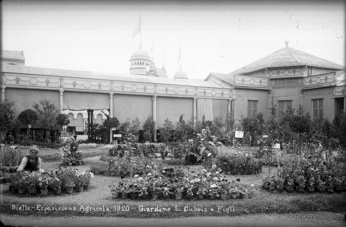 Foto d'archivio: in mostra la Biella florovivaistica del 1920