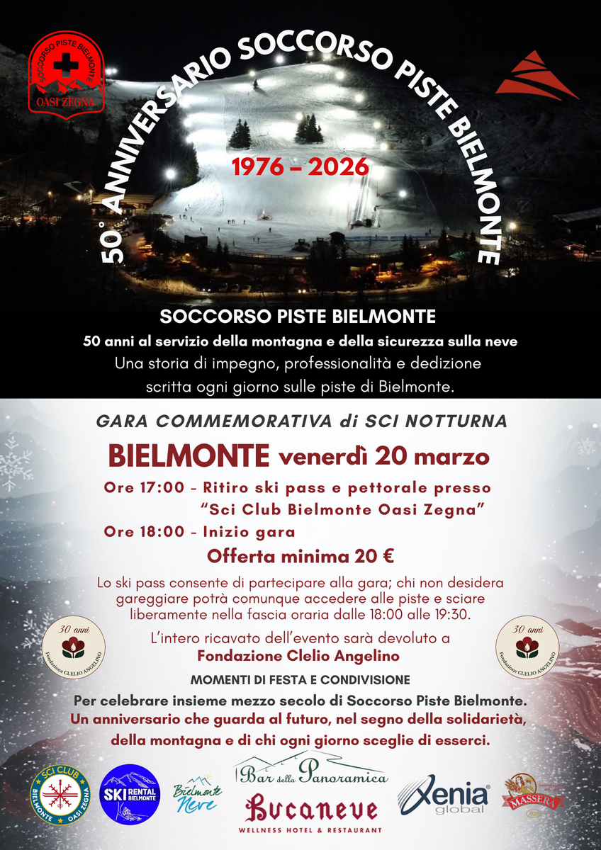 Bielmonte, domani grande festa per i 50 anni del  Soccorso Piste Bielmonte