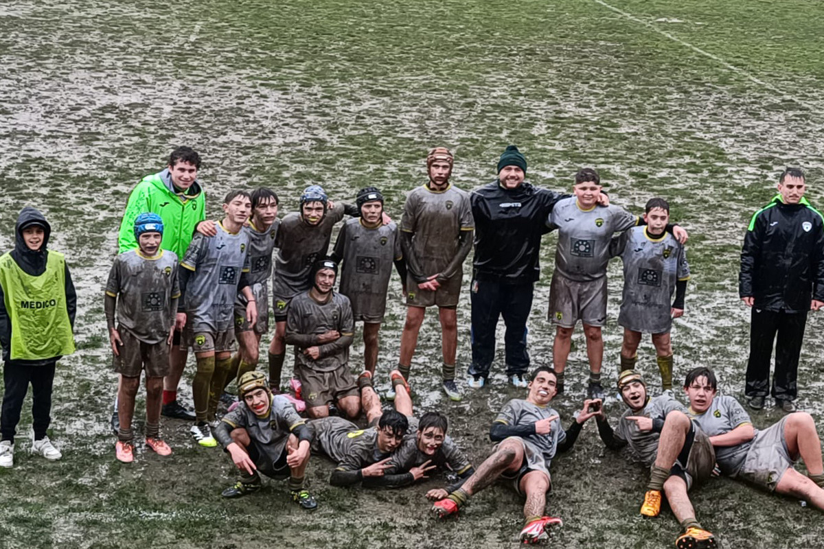 Biella Rugby, tutti i risultati del settore giovanile: neppure il fango frena l'entusiasmo
