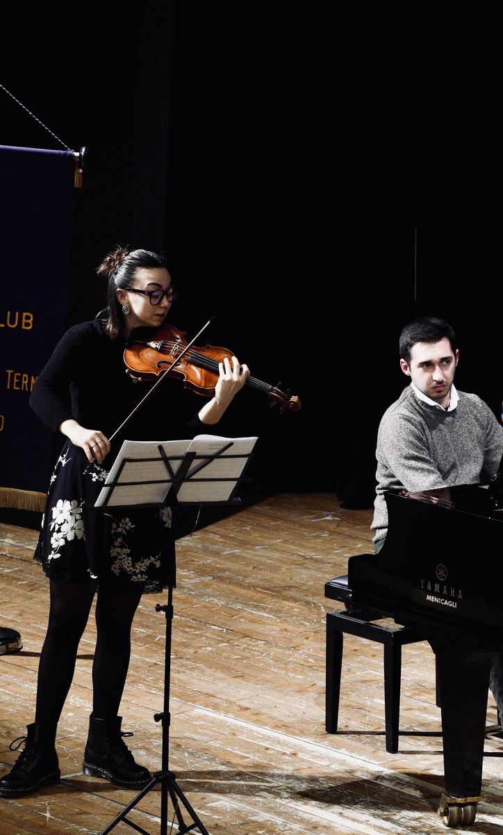 A Tina Vercellino dell'Accademia Perosi, con Alessandro Zilioli, il 2° premio all'Internazionale Rospigliosi FOTO