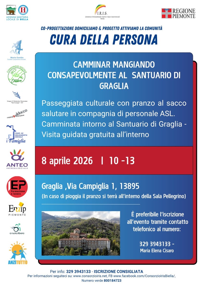 A Graglia arriva “Camminar mangiando consapevolmente”