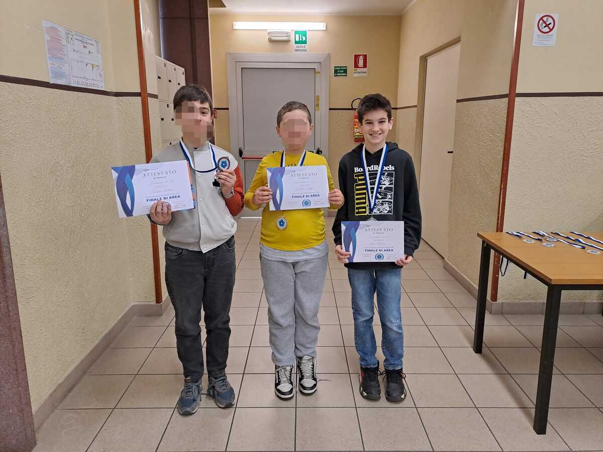 Gare Matematiche del Mediterraneo, le medie di Biella Chiavazza sul podio della finale FOTO