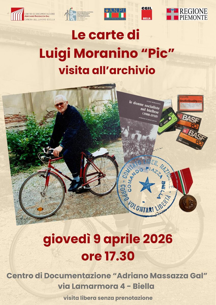 Biella, una mostra sulle carte di Luigi Moranino “Pic”