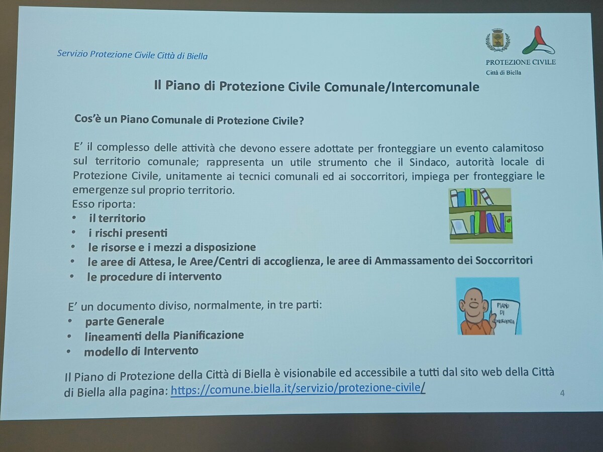 Educazione civica e prevenzione, a Biella la Protezione Civile incontra gli studenti del Liceo Avogadro