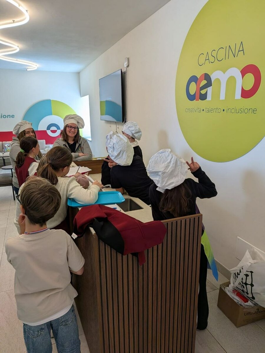 L'ultimo anno della primaria del Comprensivo di Occhieppo Inferiore a "Mestieri in Fiera" FOTO