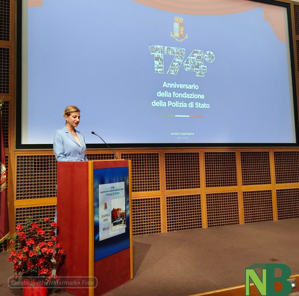 Biella, a Città Studi la Festa della Polizia. Le parole del questore Bucarelli: “Esserci sempre, la nostra missione” VIDEO