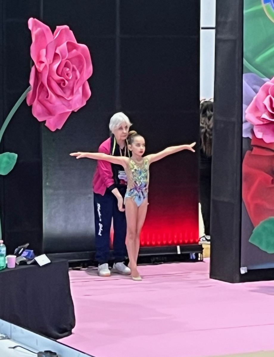 Rhythmic School, Grace Giardina ottava a Chieti nella finale nazionale Allieve Gold GR FOTO