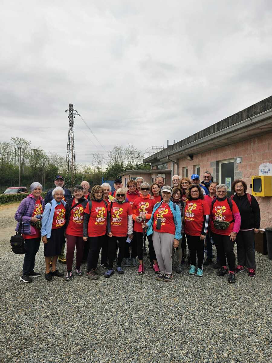 Giornata dei camminatori biellesi, a Salussola c'è anche il gruppo di Candelo FOTO
