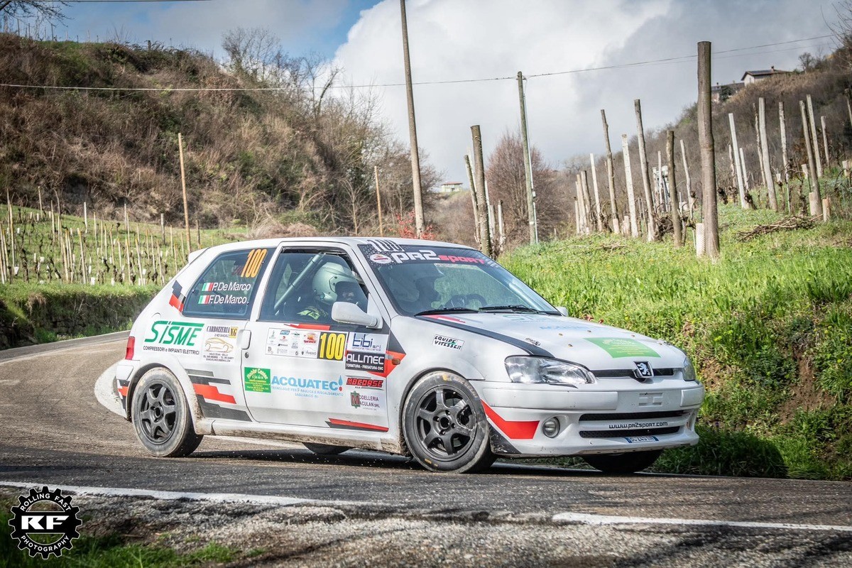 Rally Valle d'Aosta, Equipe Vitesse presente con l'equipaggio Francesco e Paolo De Marco