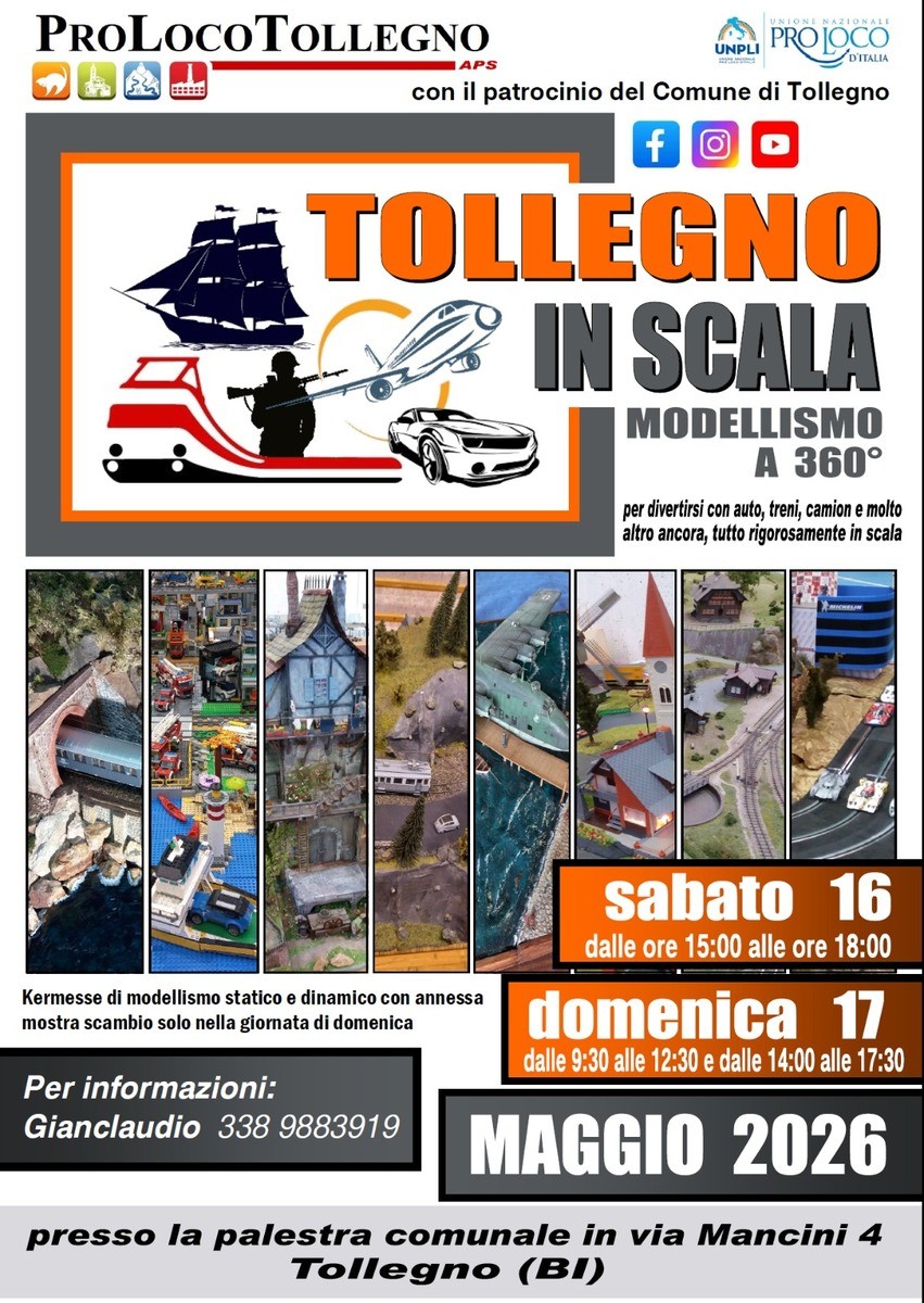 Torna Tollegno in scala, un fine settimana all'insegna del modellismo