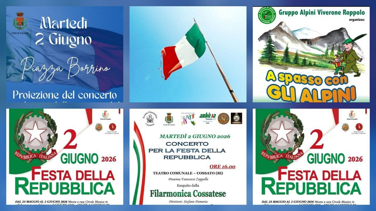 Festa della Repubblica, gli eventi del 2 giugno a Biella e nel Biellese