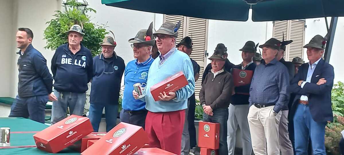 Al Golf Club Biella in Gara gli Alpini, Sità primo in classifica  FOTO