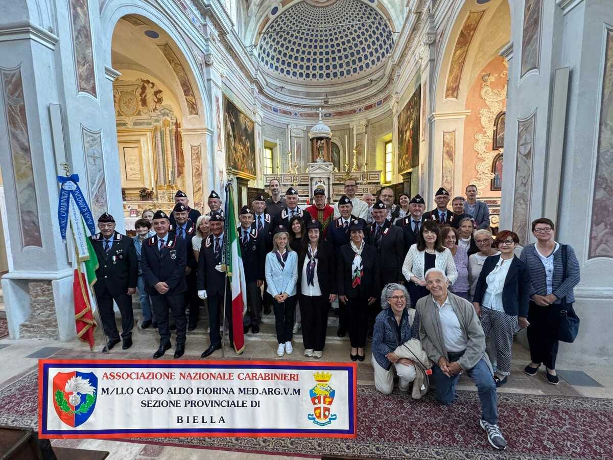 ​I Carabinieri in congedo di Biella in pellegrinaggio al Santuario della Virgo Fidelis
