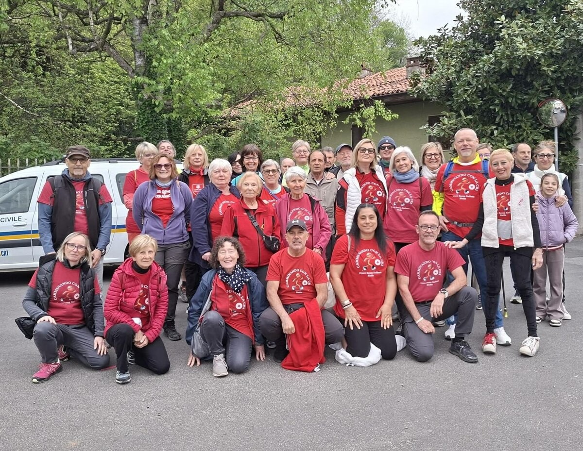 A Biella “Camminando con la CRI”: ogni mercoledì passeggiate con i volontari FOTO