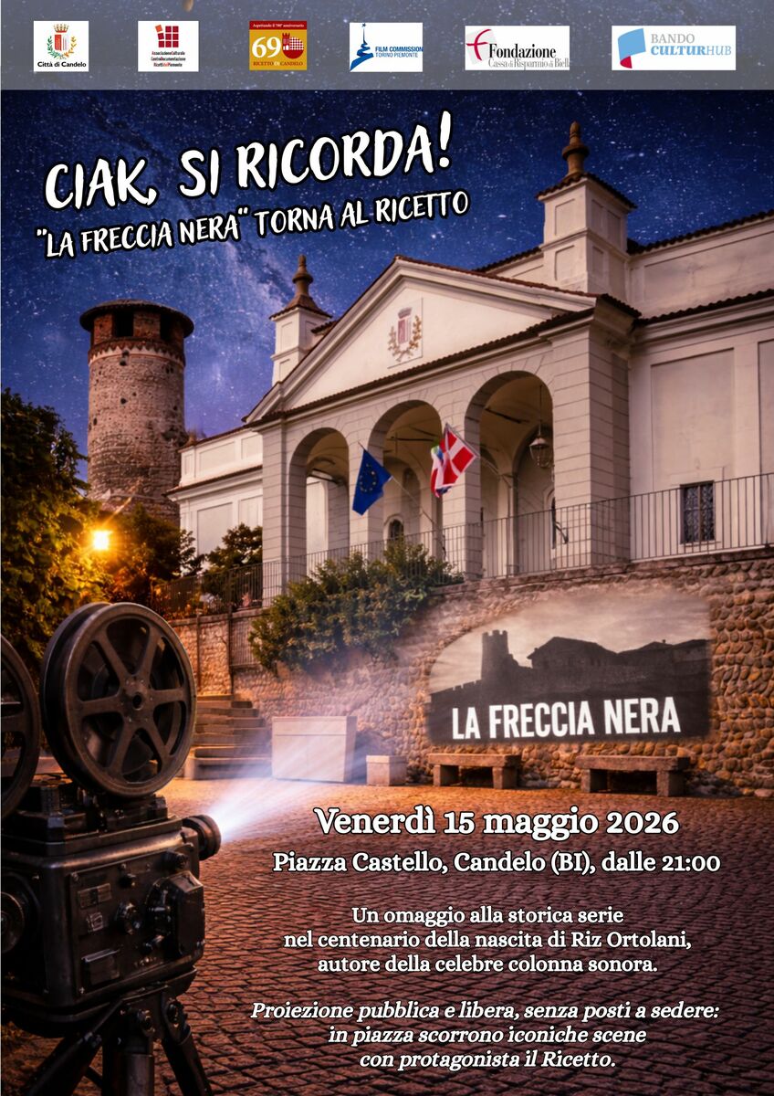 “Ciak, si ricorda”: a Candelo La Freccia Nera torna al Ricetto