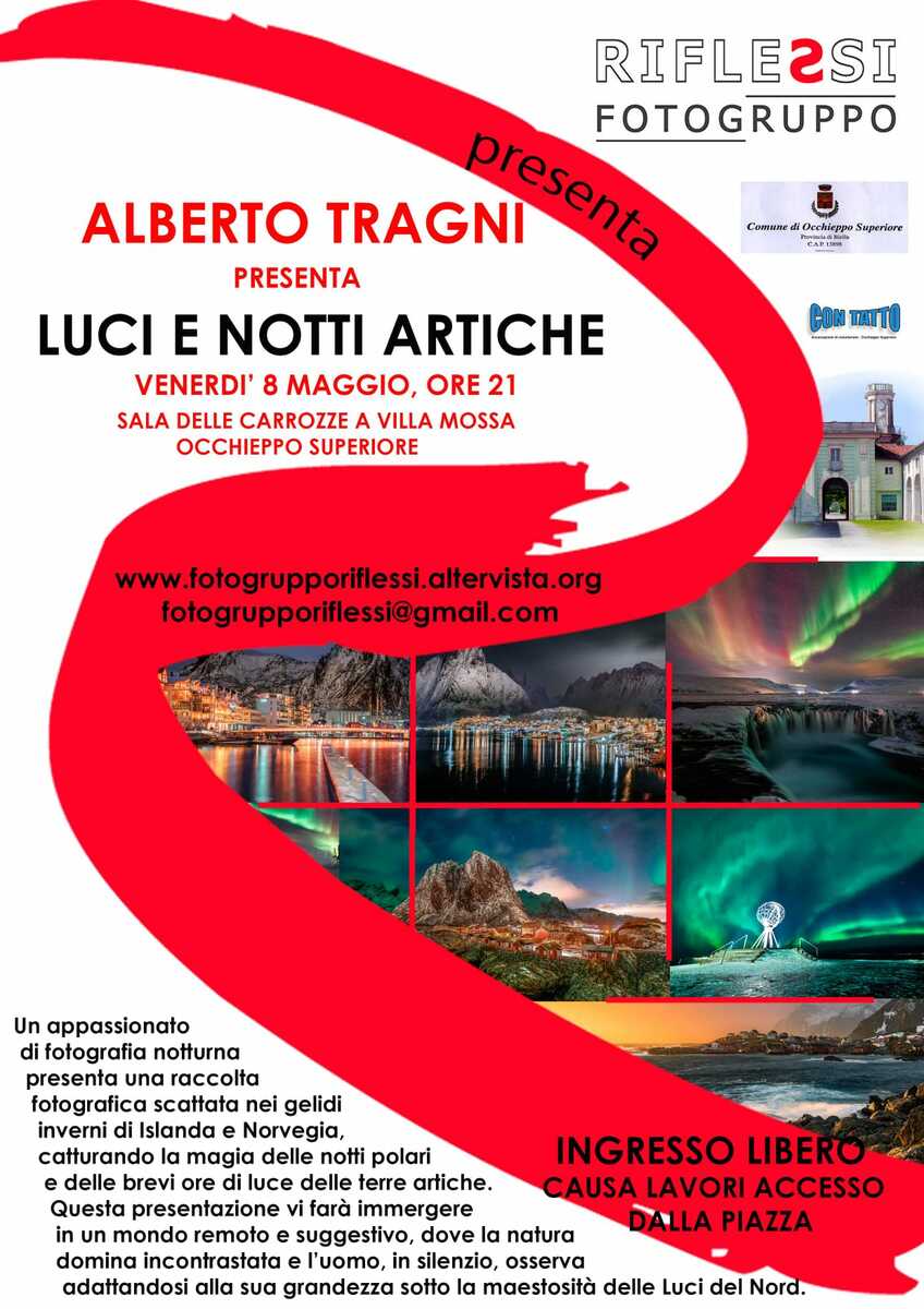 Fotogruppo Riflessi, incontro a Occhieppo Superiore: focus sulle notti polari