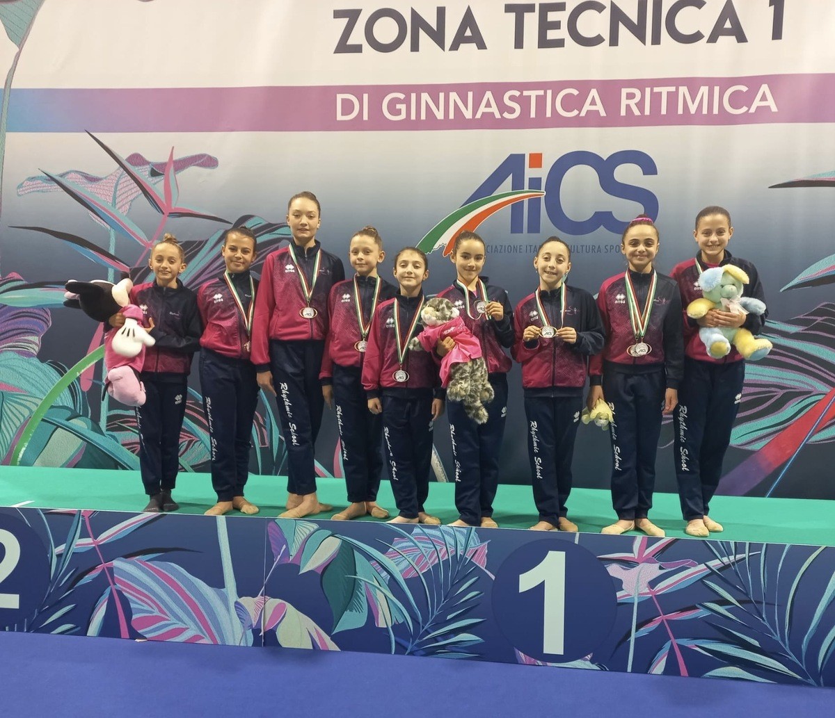 Pioggia di medaglie per la Rhythmic School: ottimi risultati al Palaforum di Biella