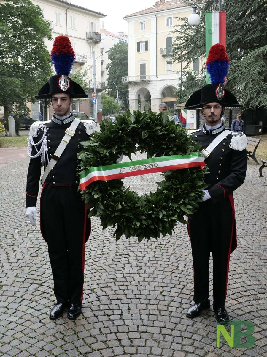 Festa della Repubblica a Biella, la cerimonia ai Giardini Zumaglini FOTO