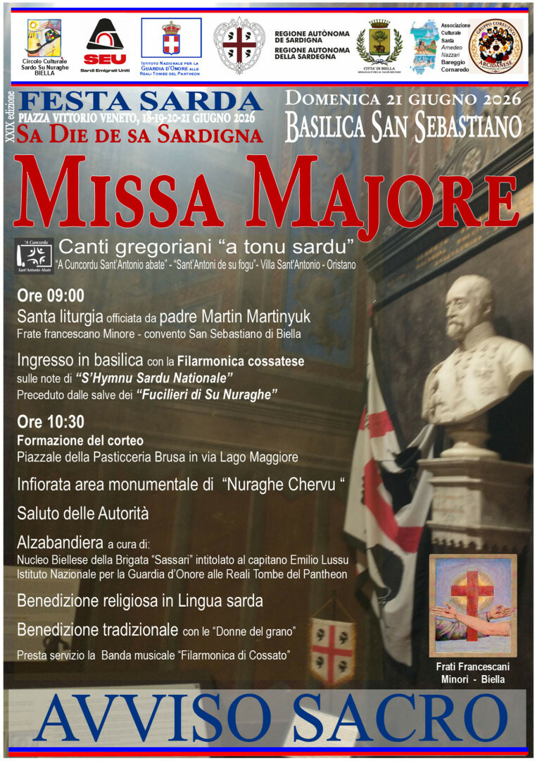 Nel tempio della memoria risuona il gregoriano sardo: la voce antica della Sardegna nella Basilica di San Sebastiano