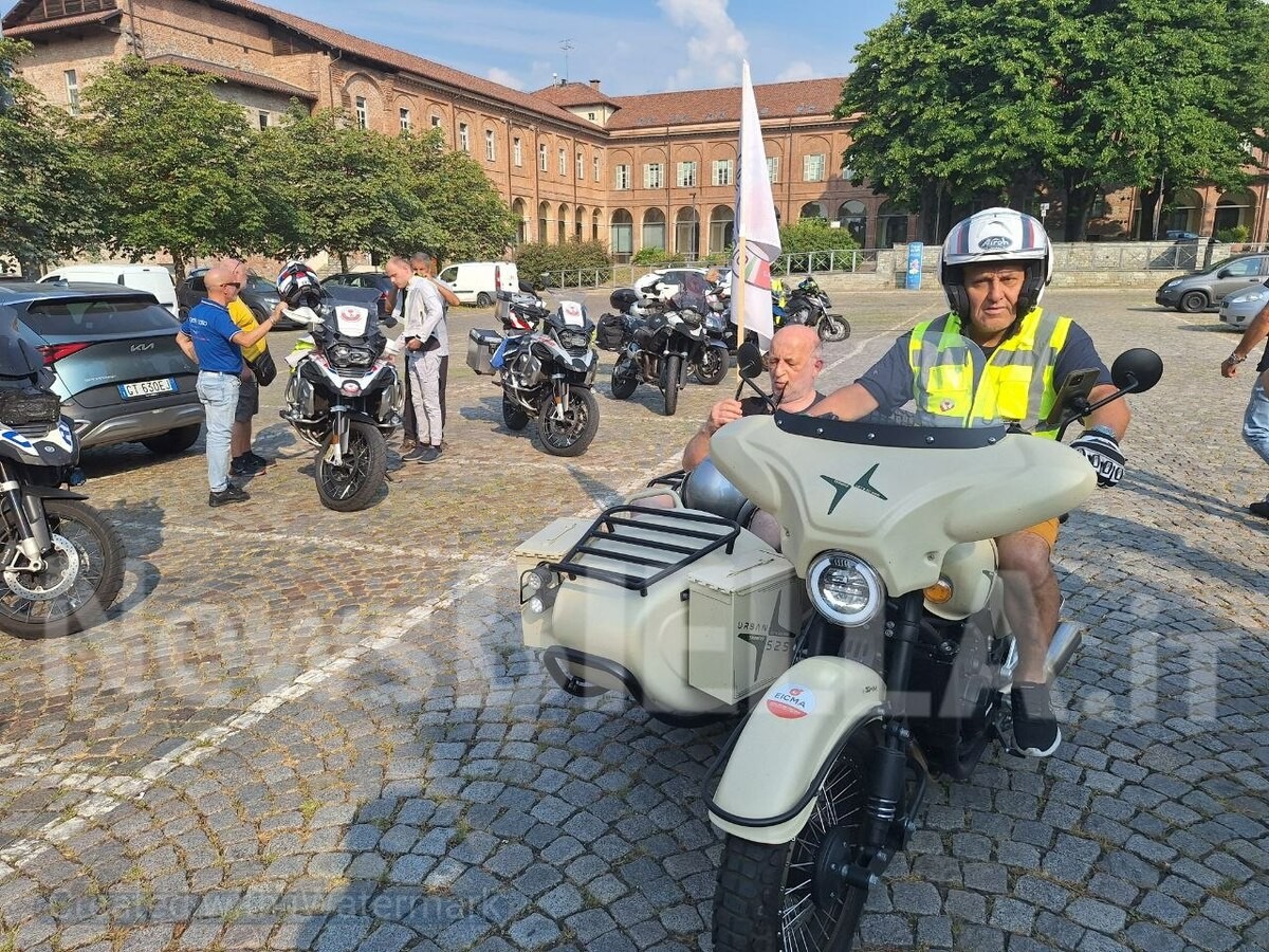 "Moto senza Vista", partito da Biella e Vercelli il viaggio dell'inclusione FOTO e VIDEO