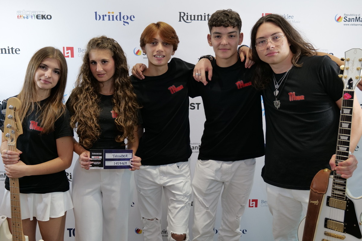 Thunder, un'estate di concerti e un progetto segreto per la giovane band biellese FOTO