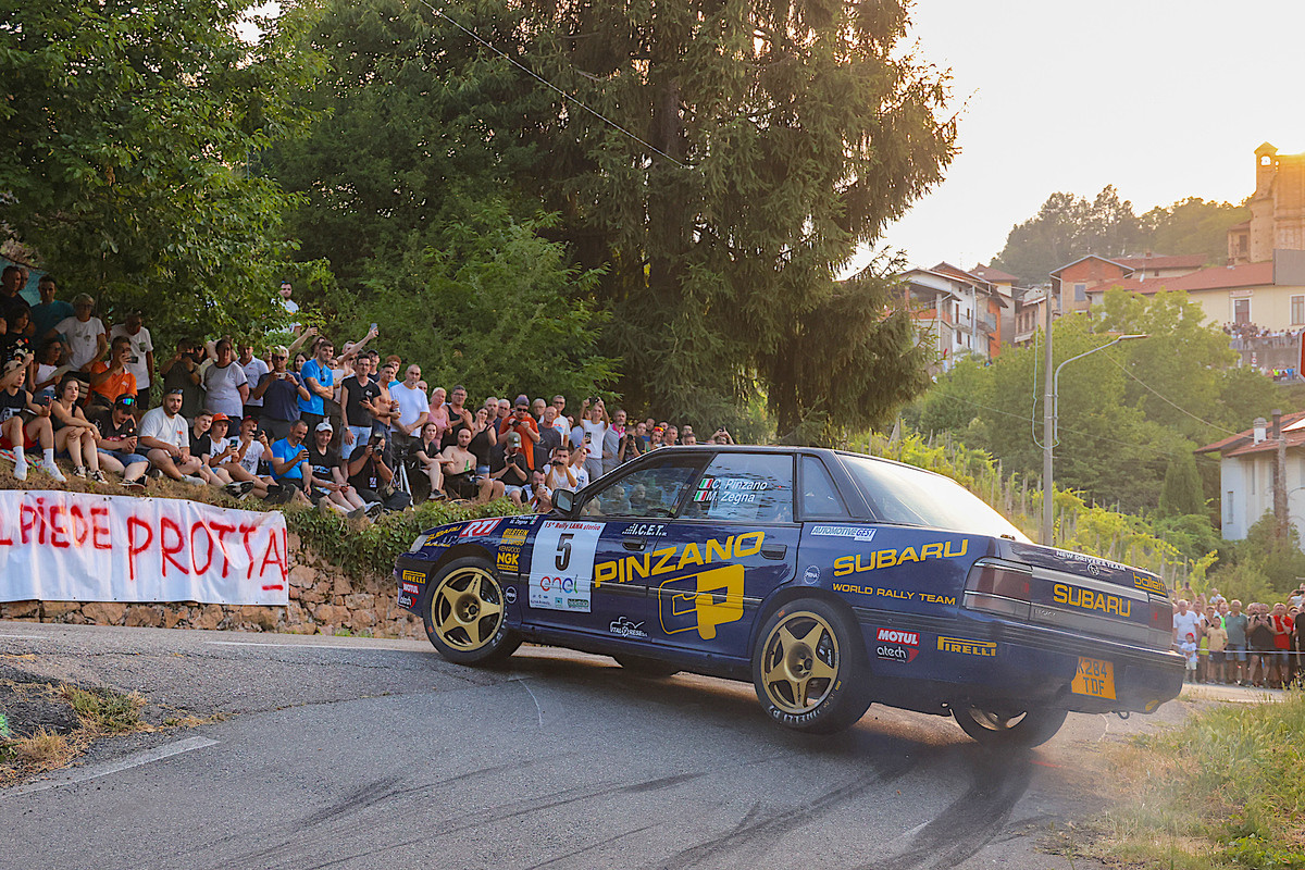 Corrado Pinzano “profeta in patria”: il RallyLana Storico tricolore è suo per la prima volta
