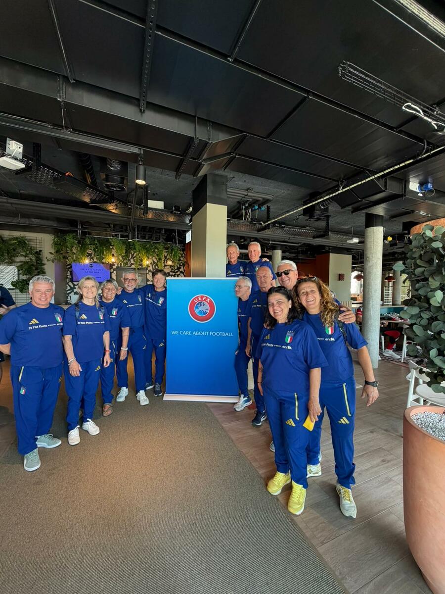 Walking football, l’Italia conquista l’argento alla Uefa Euro Cup 2026 FOTO