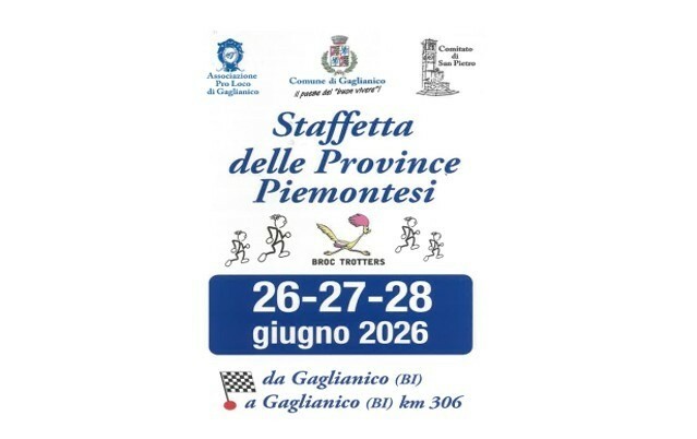 A Gaglianico torna la Staffetta delle Province