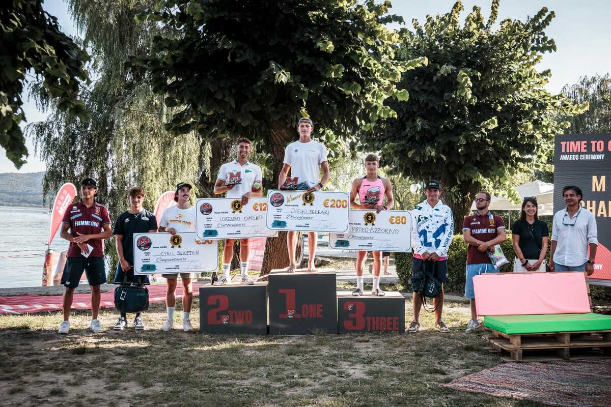 Oltre mille persone al Lago di Viverone per la prima Ocean M d’Italia: la M Lifesaving Challenge conquista atleti e pubblico FOTO