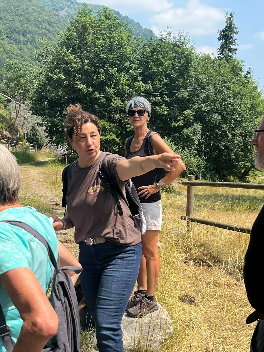 Partecipazione a Piedicavallo per la passeggiata guidata tra antiche rogge e vicende storiche della Valle Cervo FOTO