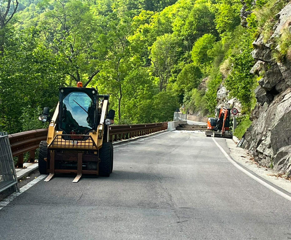 Valle Cervo, il cantiere della SP 100 aperto fino al 10 luglio per evitare una seconda chiusura tra settembre e ottobre