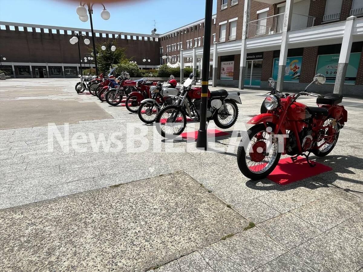 Biella, spazio agli appassionati di moto d'epoca FOTO e VIDEO