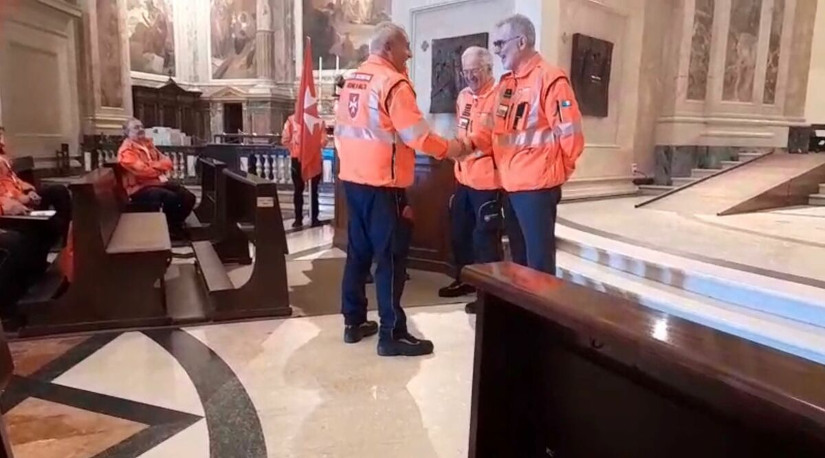 A Oropa il raggruppamento del Corpo Italiano di soccorso dell'ordine di Malta Piemonte FOTO