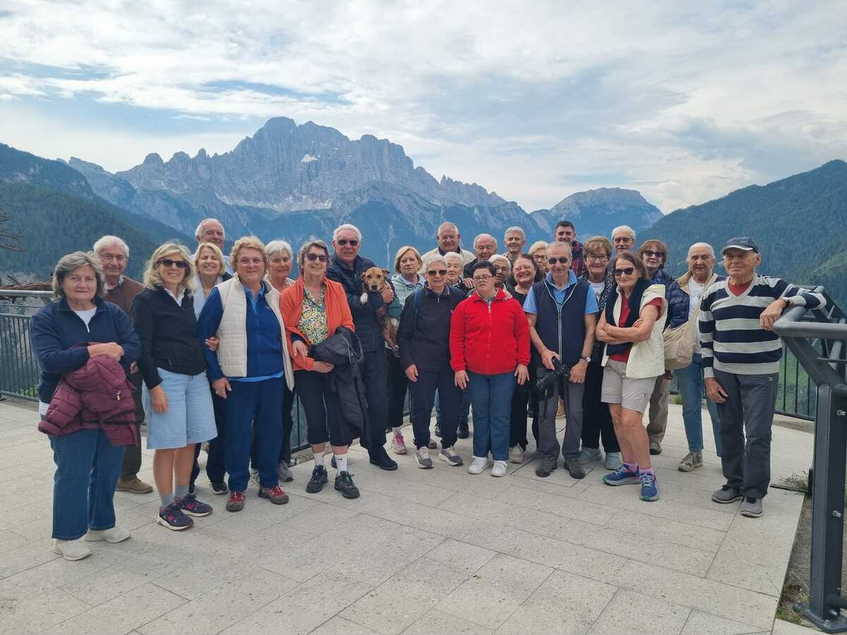 Nuovo viaggio per il Gruppo Pellegrinando di Graglia, tour sulle Dolomiti