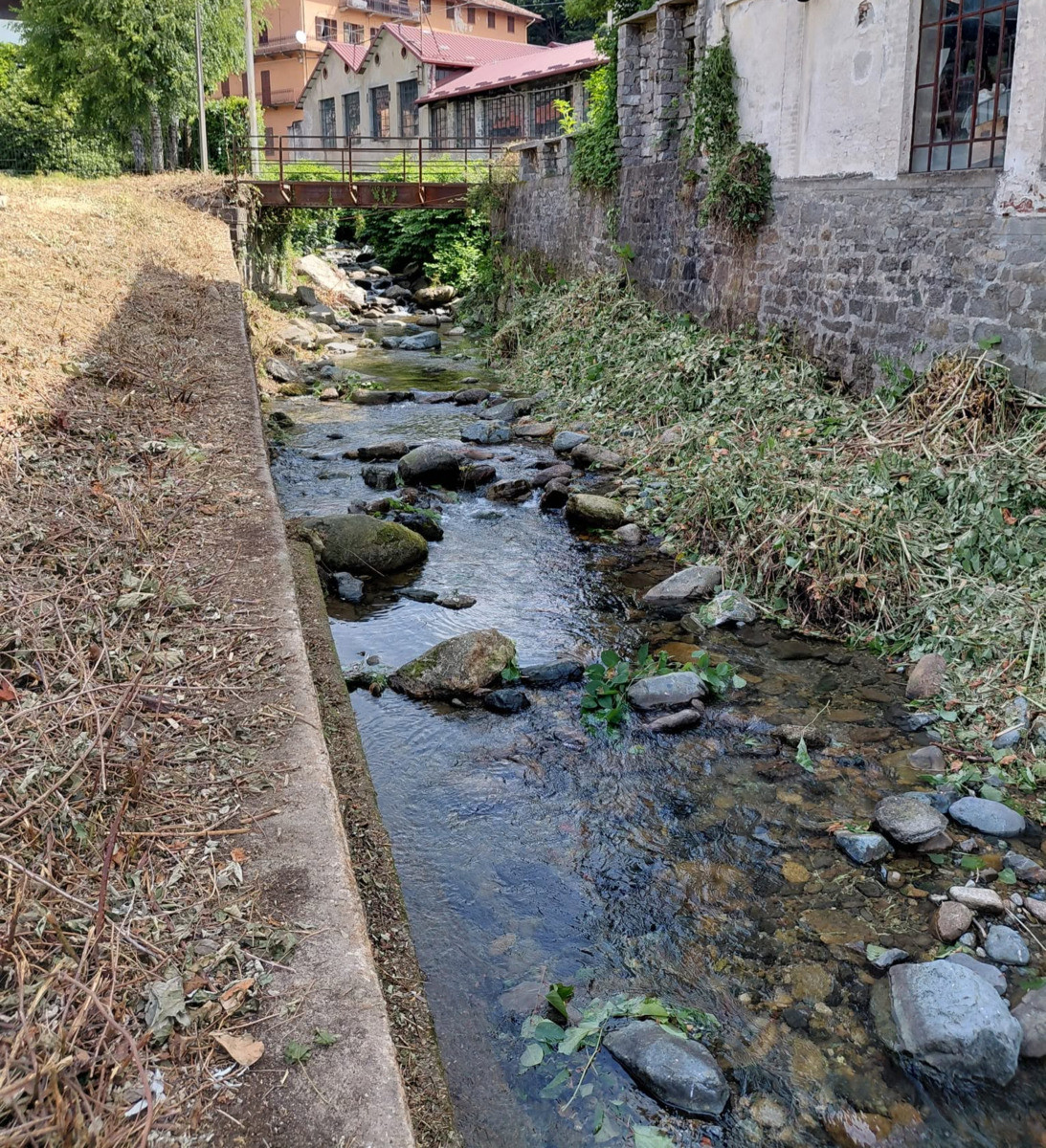 Sagliano Micca, opera di messa in sicurezza del Rio Morezza