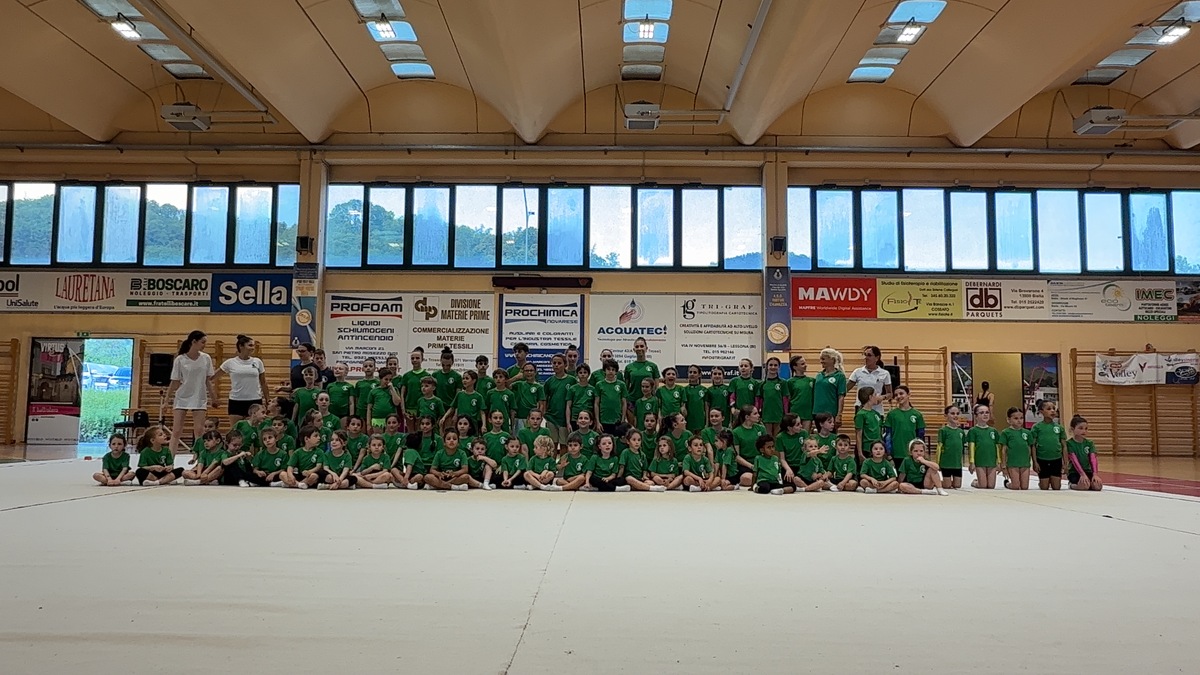 A Biella il saggio della Ginnastica Lamarmora