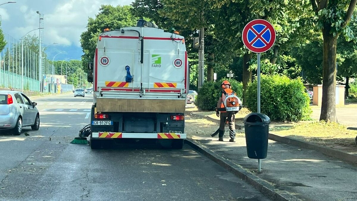 Gestione del verde a Biella, Seab: "Non era erba, era fieno" FOTO e VIDEO