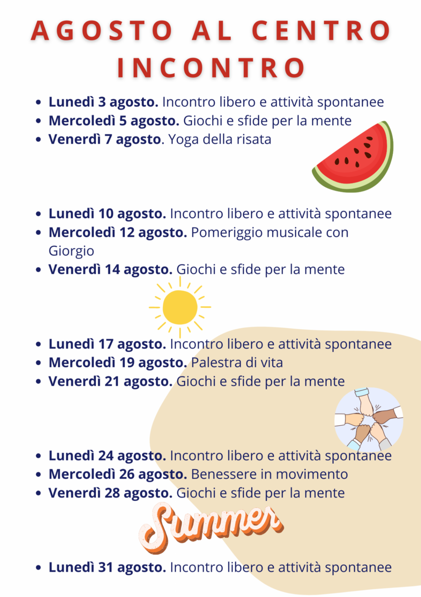 Agosto a Villa Comotto, tutti gli appuntamenti a Vigliano