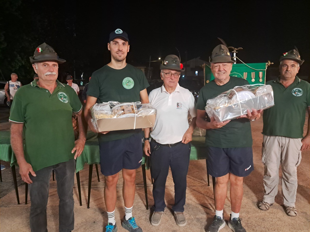 Bocce, il gruppo di Graglia vince il 51° campionato biellese degli Alpini